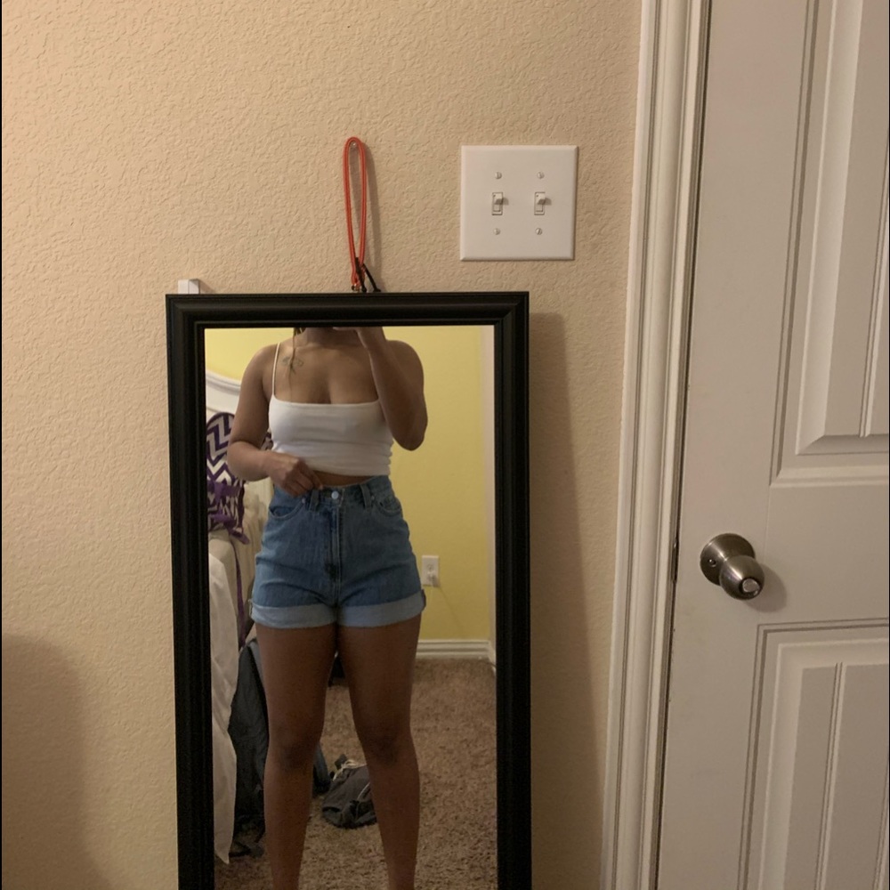 High waisted shorts